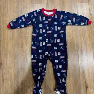 NFL Blue and Red Giants Kids Footie